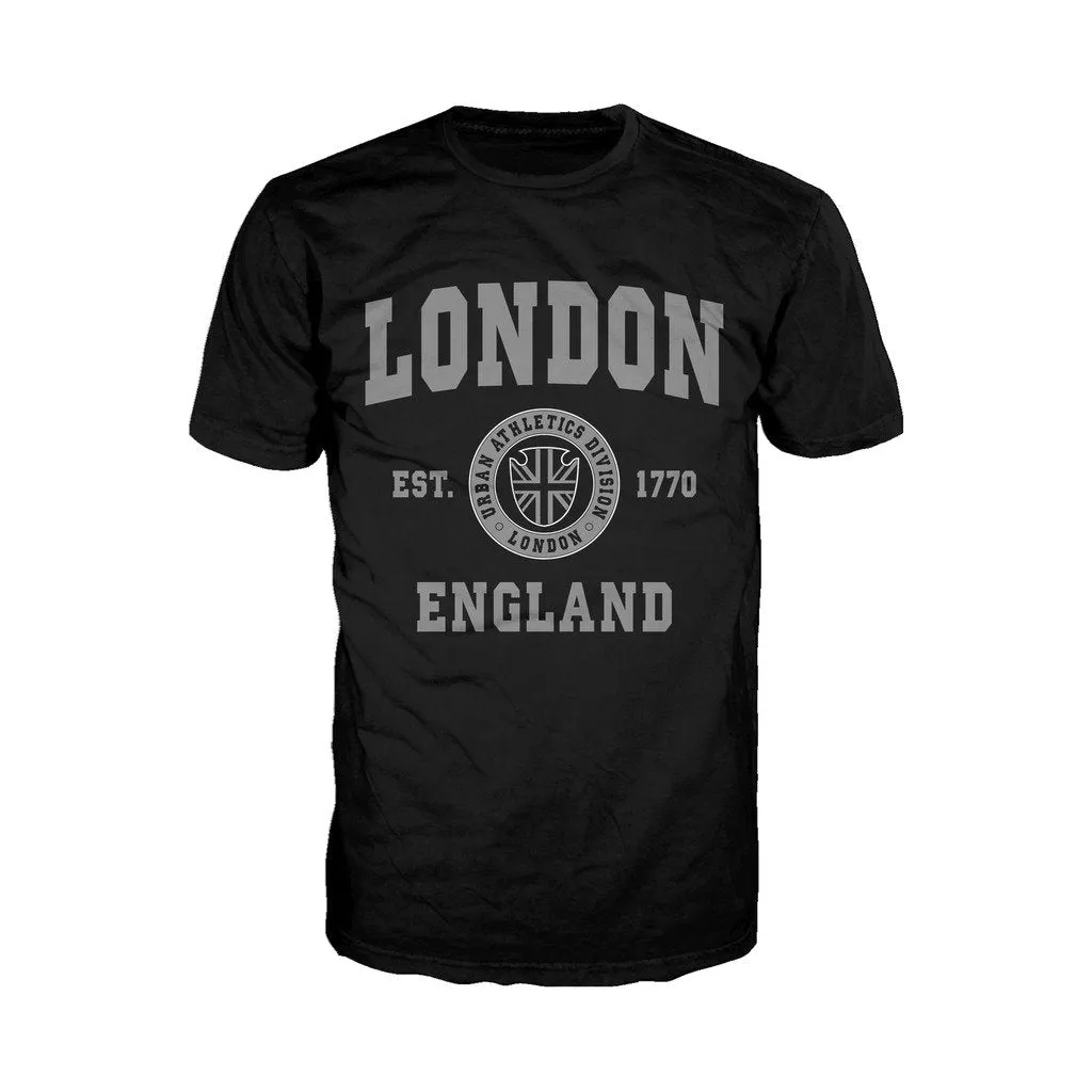 London Urban Athletic Grey Men's T-shirt (Black)