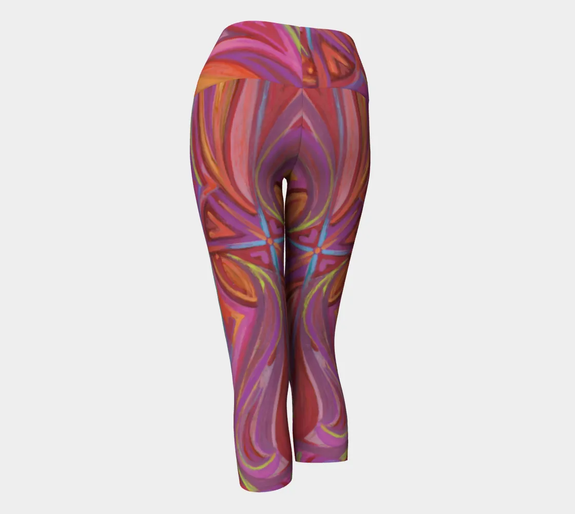 Love God Love People Yoga Capris