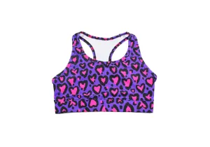 Love Leopard Pink Sports Bra