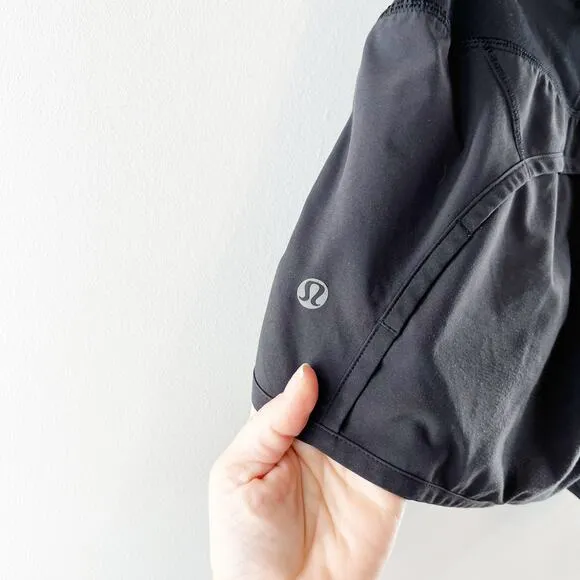 Lululemon Speed Up Shorts Lined Long 4&quot; Black 4