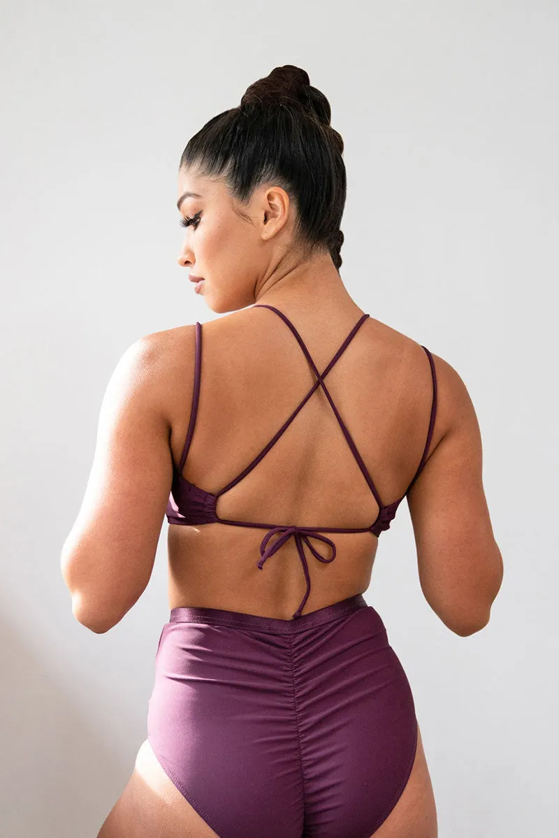 Lunalae Amelia Top - Recycled Mulberry