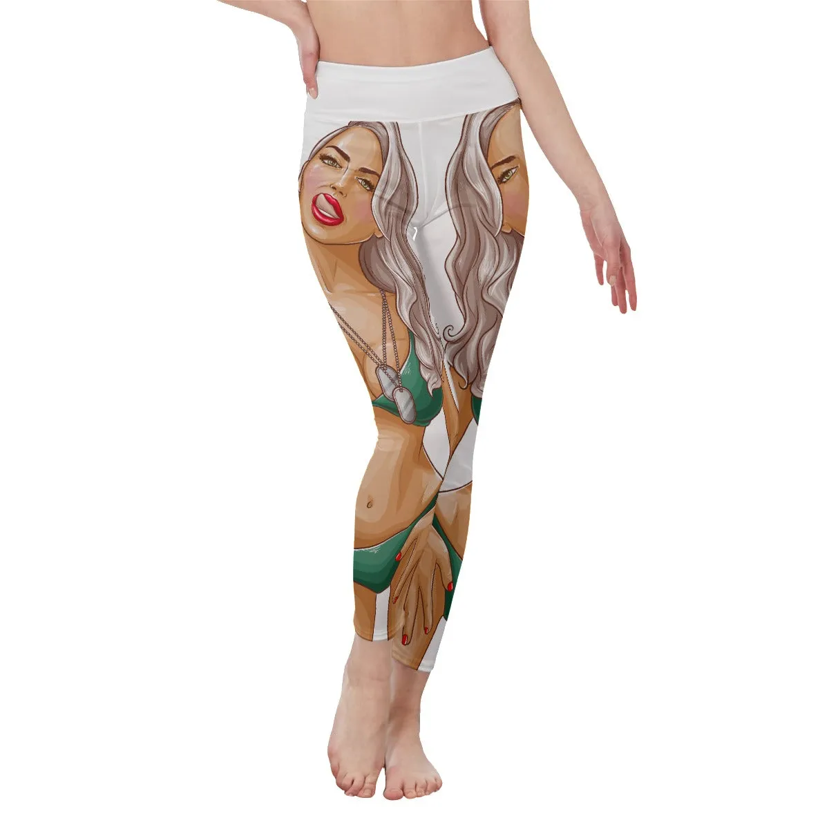 Man Down High Waist Leggings