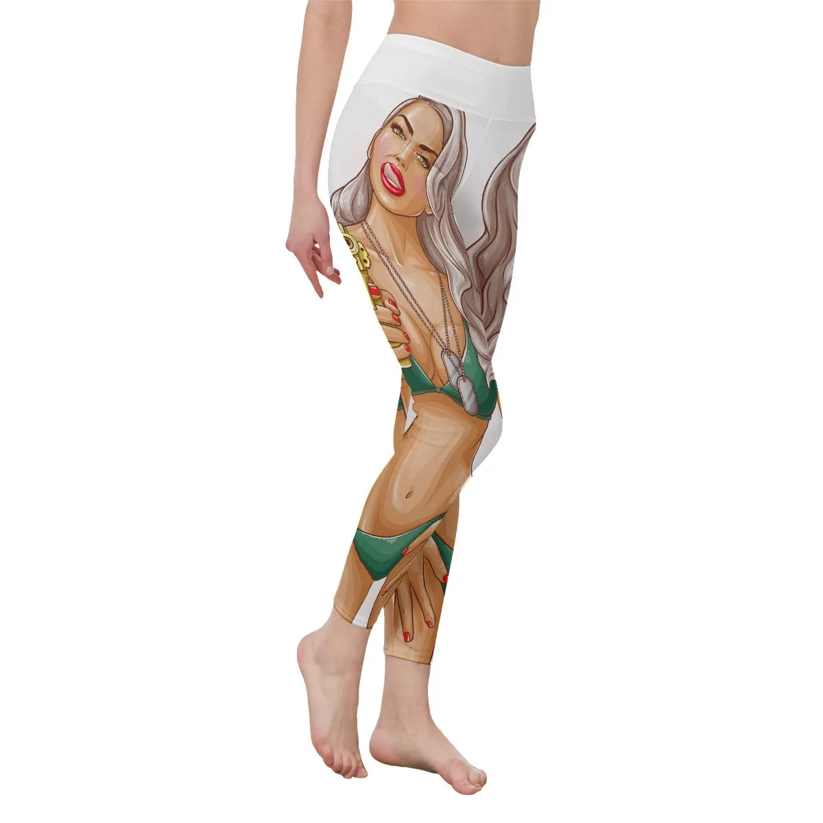 Man Down High Waist Leggings