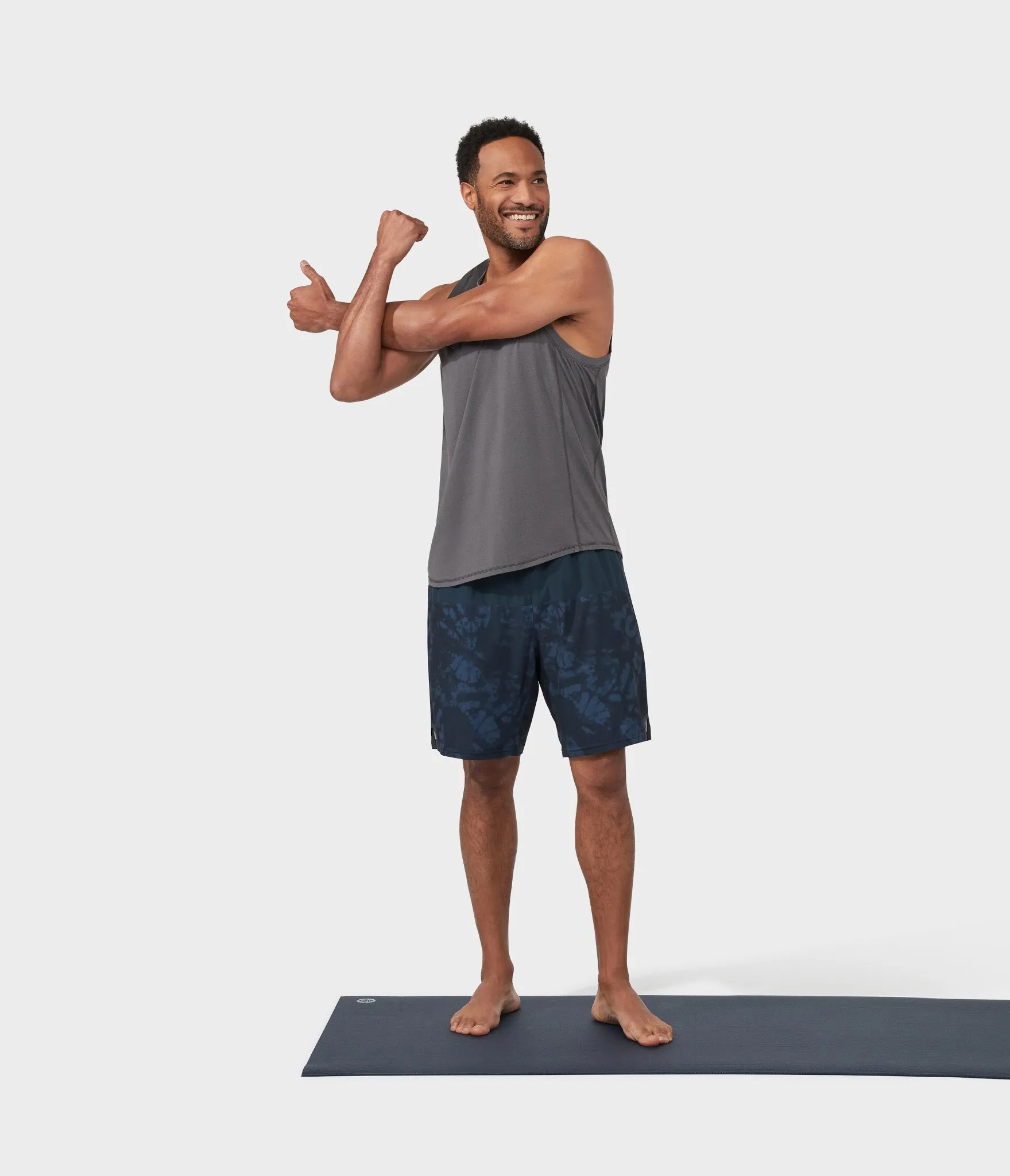 Manduka Apparel - Men's Pro Top - Tech Slim Fit Tank - New Grey