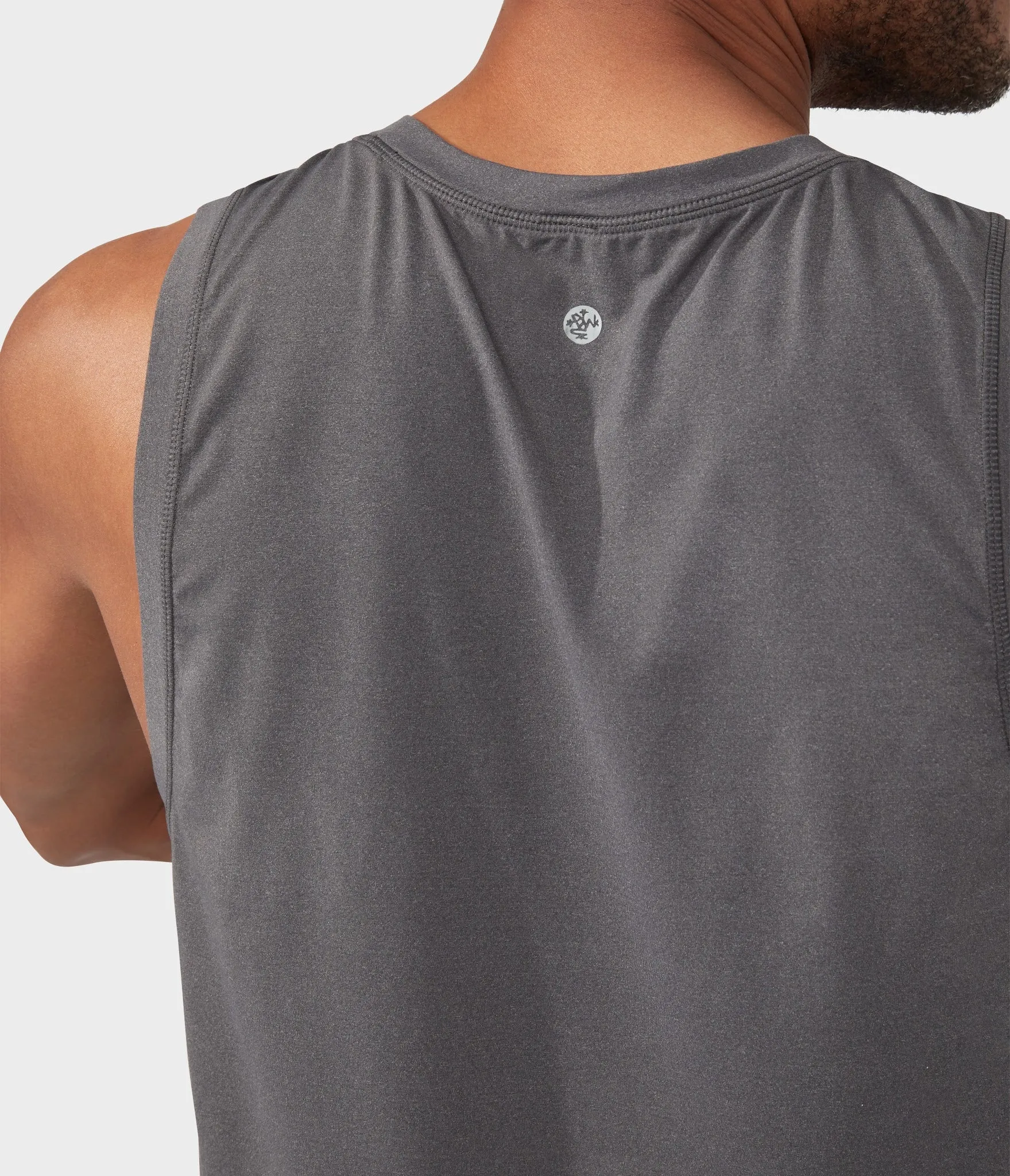 Manduka Apparel - Men's Pro Top - Tech Slim Fit Tank - New Grey