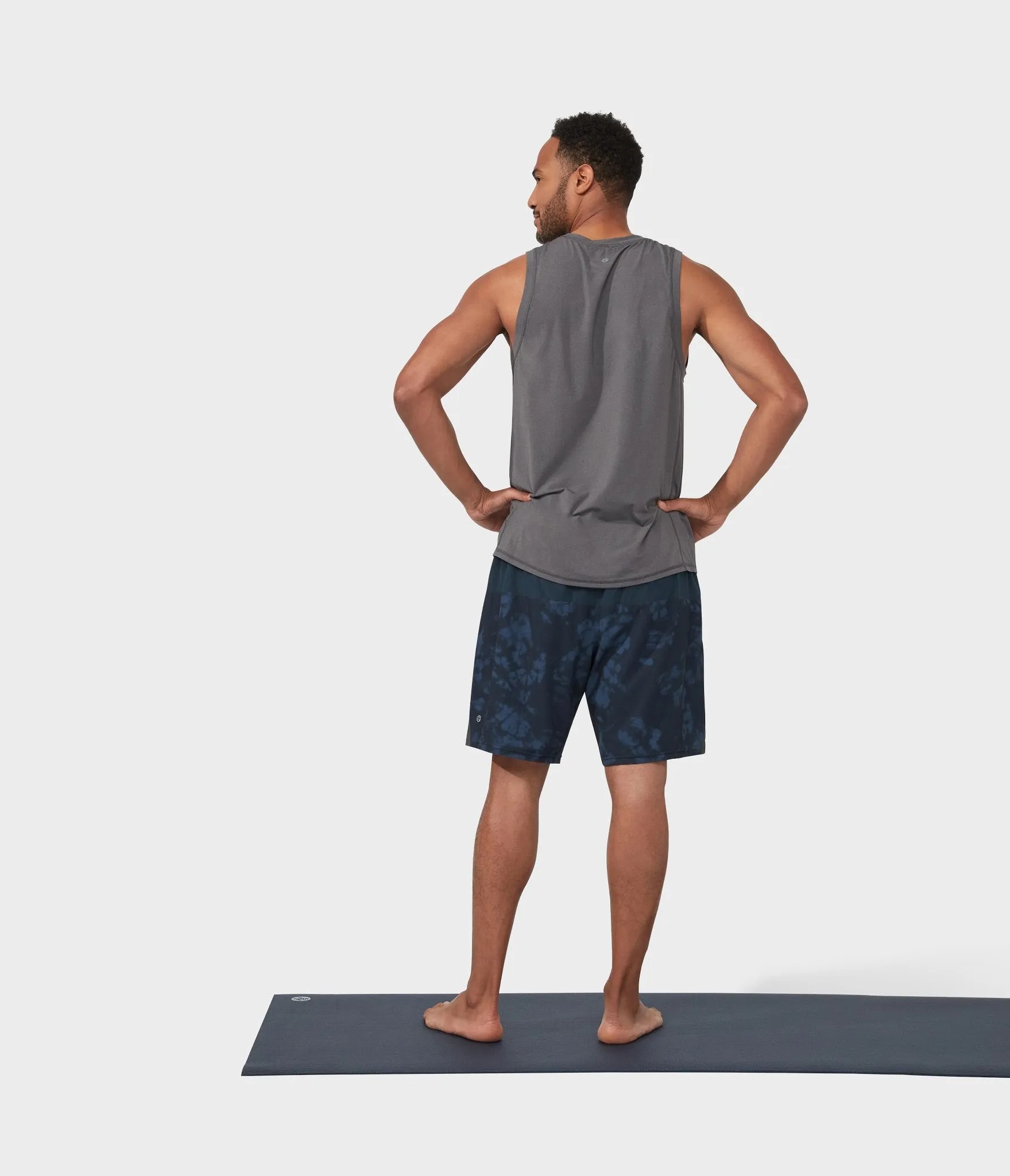 Manduka Apparel - Men's Pro Top - Tech Slim Fit Tank - New Grey