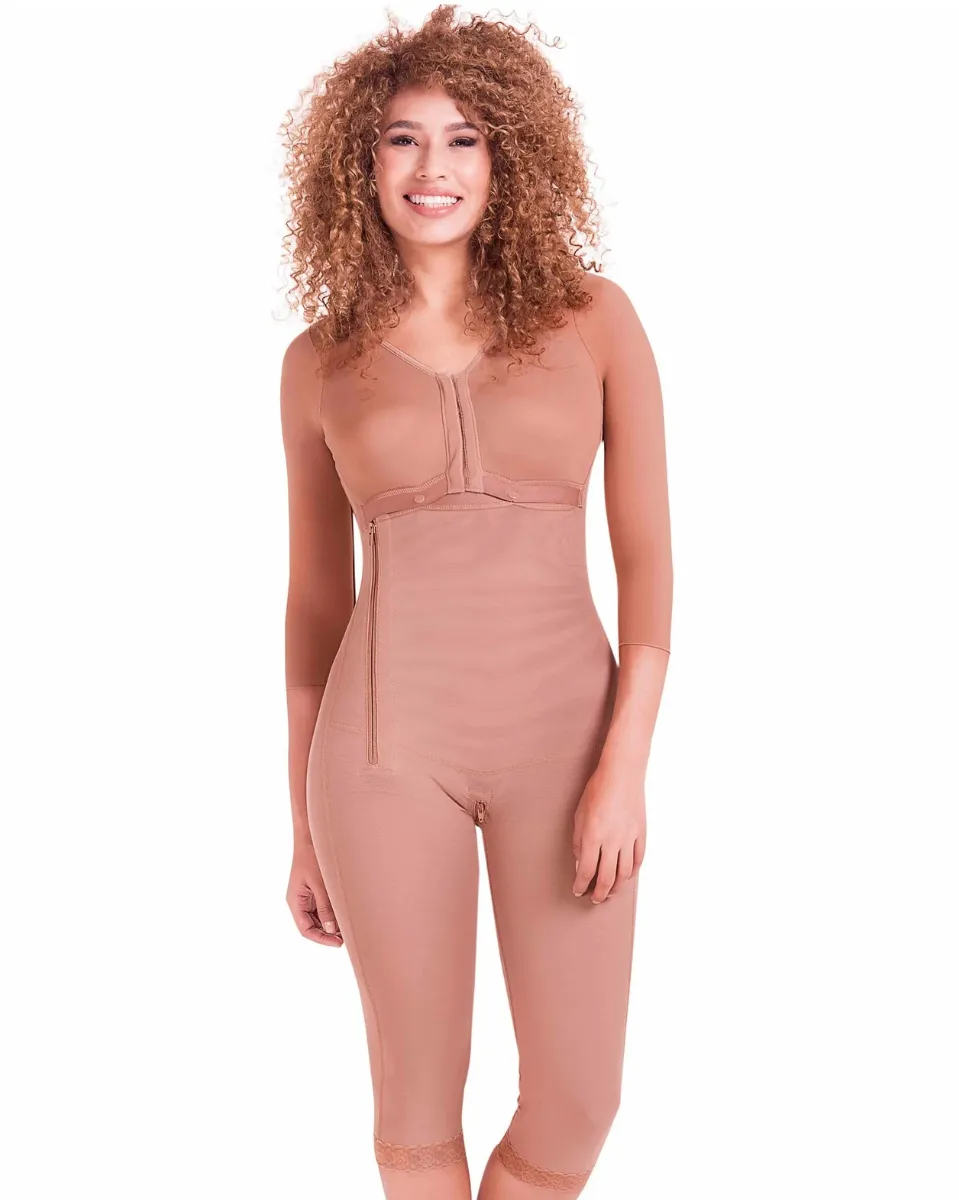 MariaE Fajas Tummy Control Postoperative Full Shapewear with Sleeves