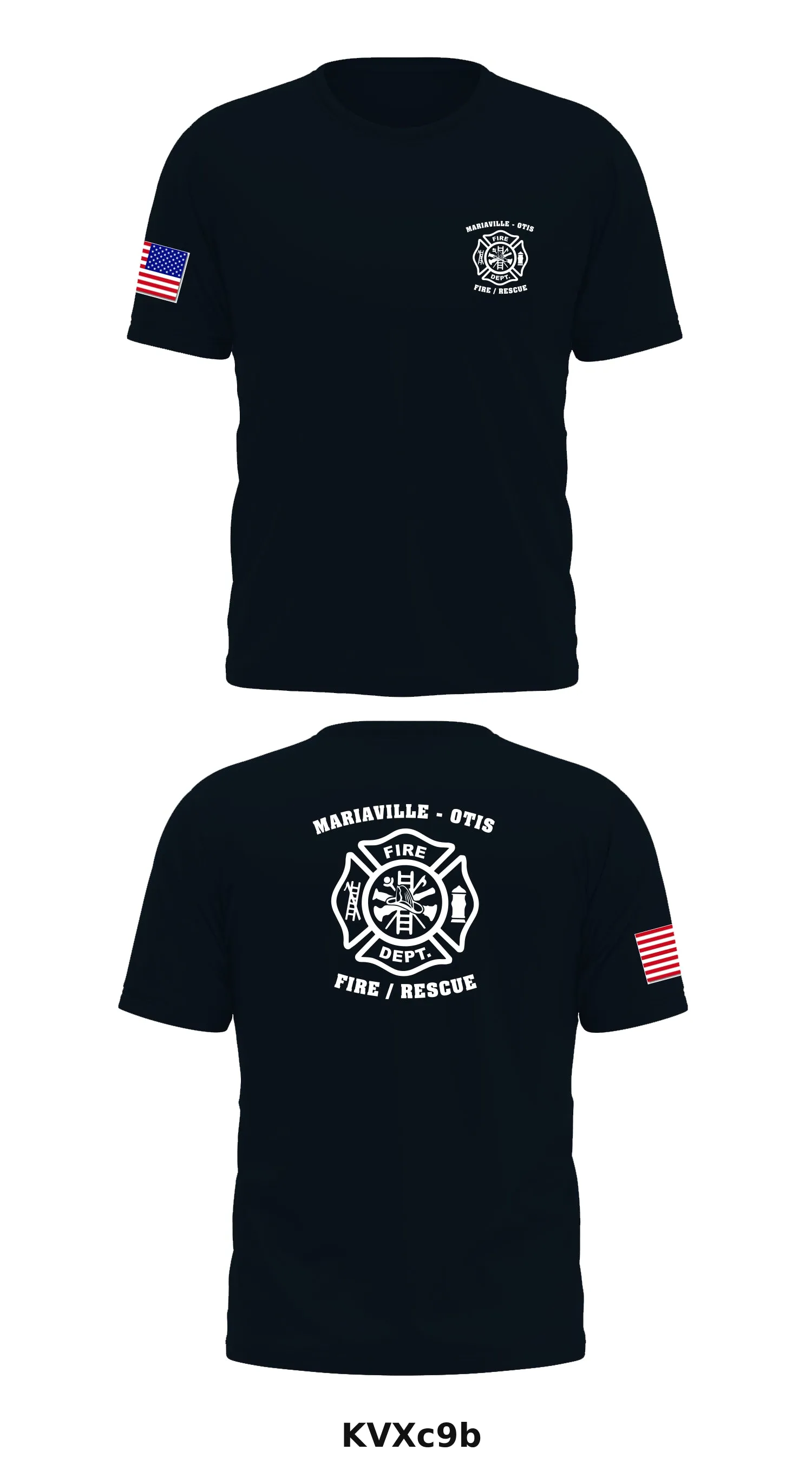Mariaville- Otis Fire Rescue Store 1 Core Men's SS Performance Tee - KVXc9b