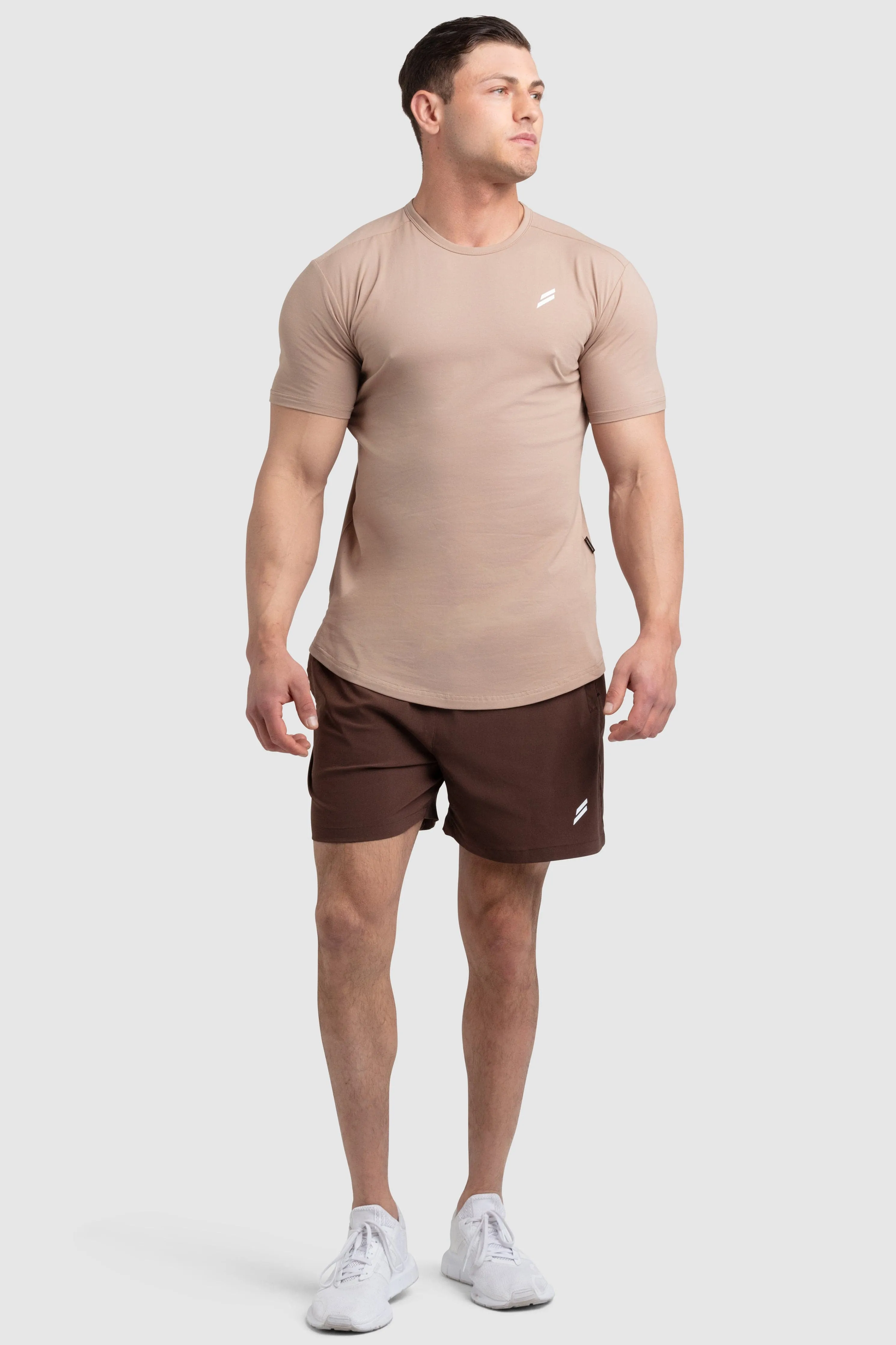 Mark Drop Tee V3 - Light Taupe