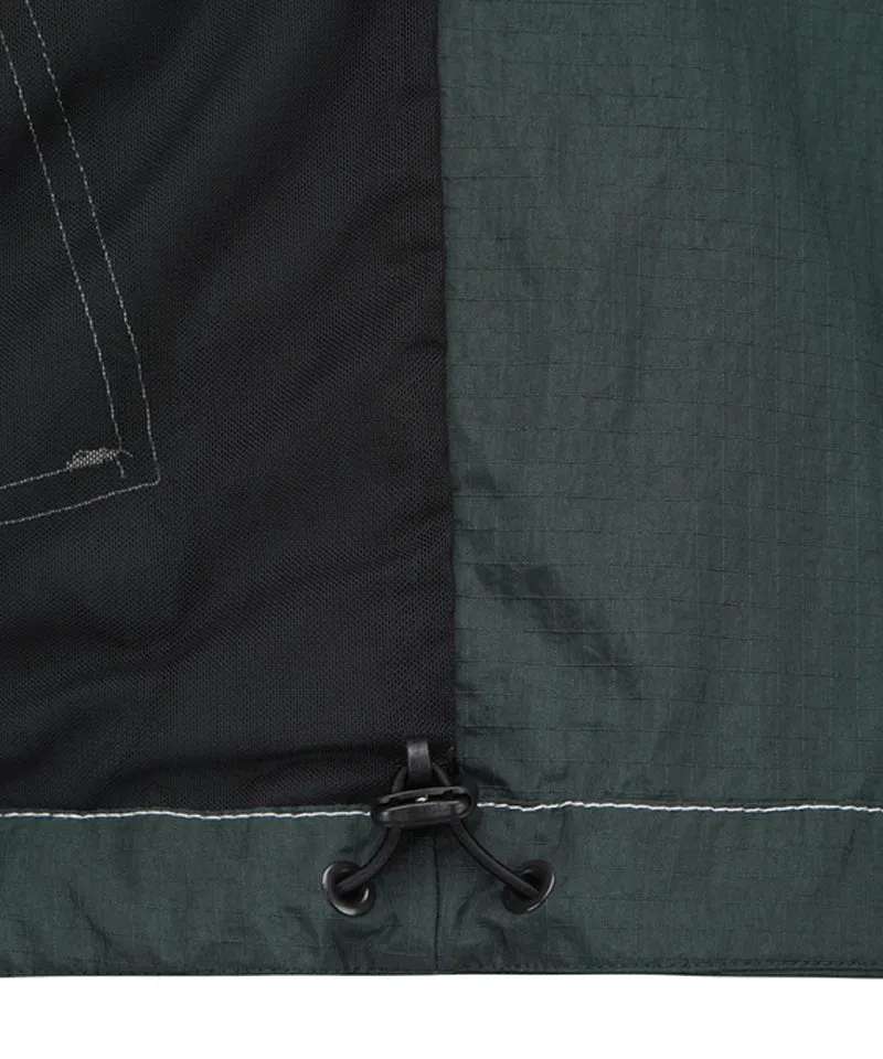 Men's Hoody Windbreaker Jacket - Green