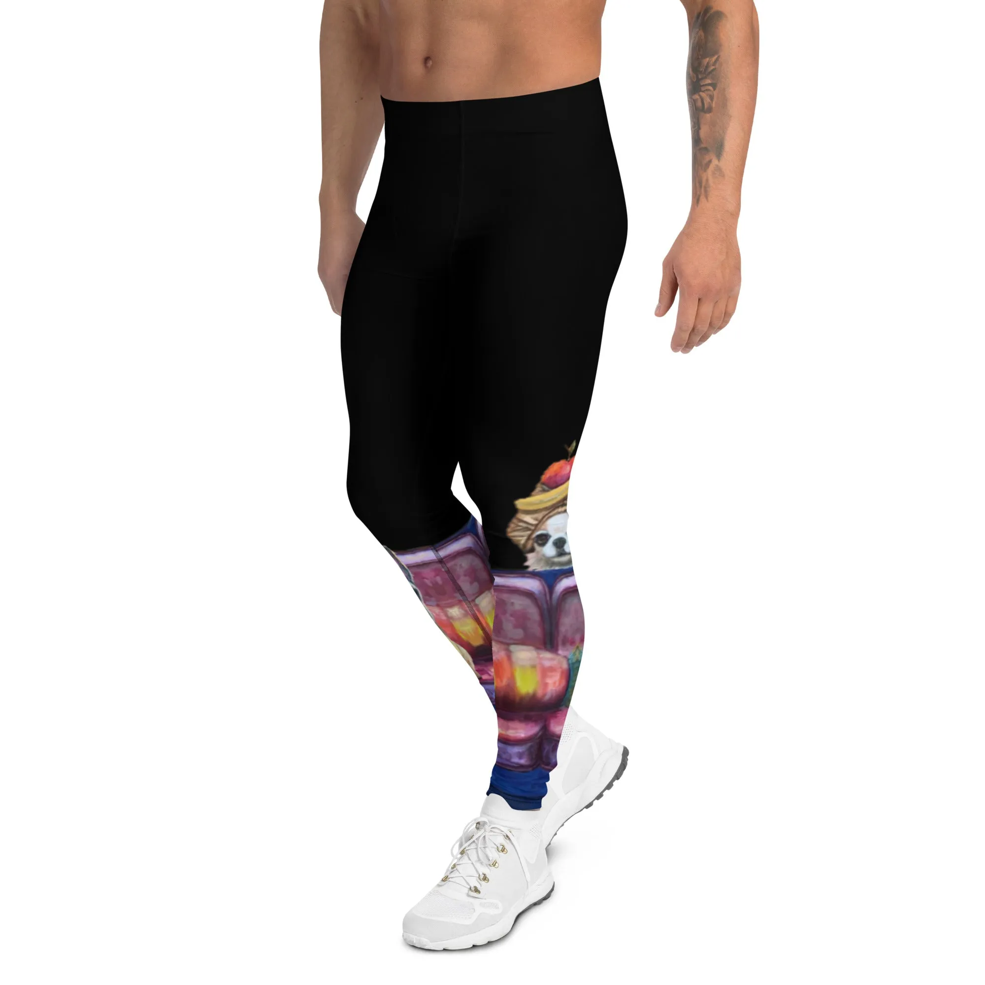 Men's Leggings "Salon Dog" (Meggings)