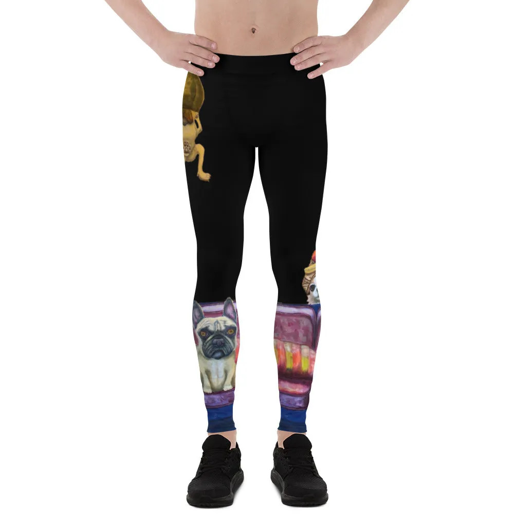 Men's Leggings "Salon Dog" (Meggings)