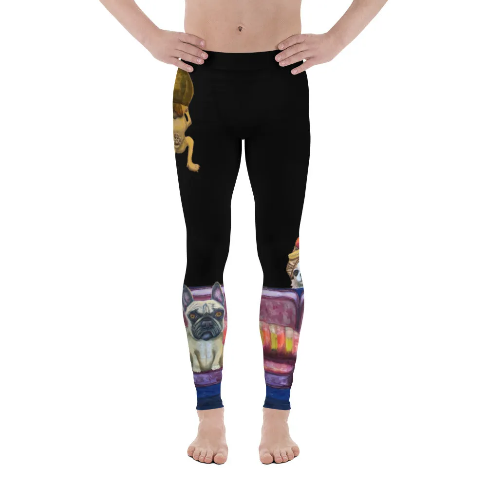 Men's Leggings "Salon Dog" (Meggings)