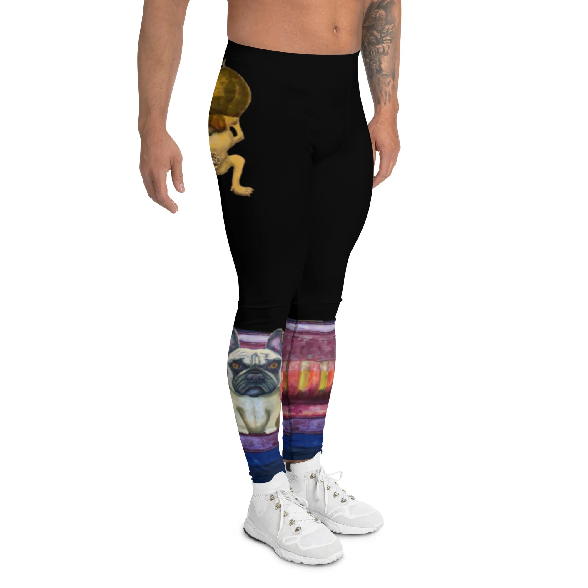 Men's Leggings "Salon Dog" (Meggings)