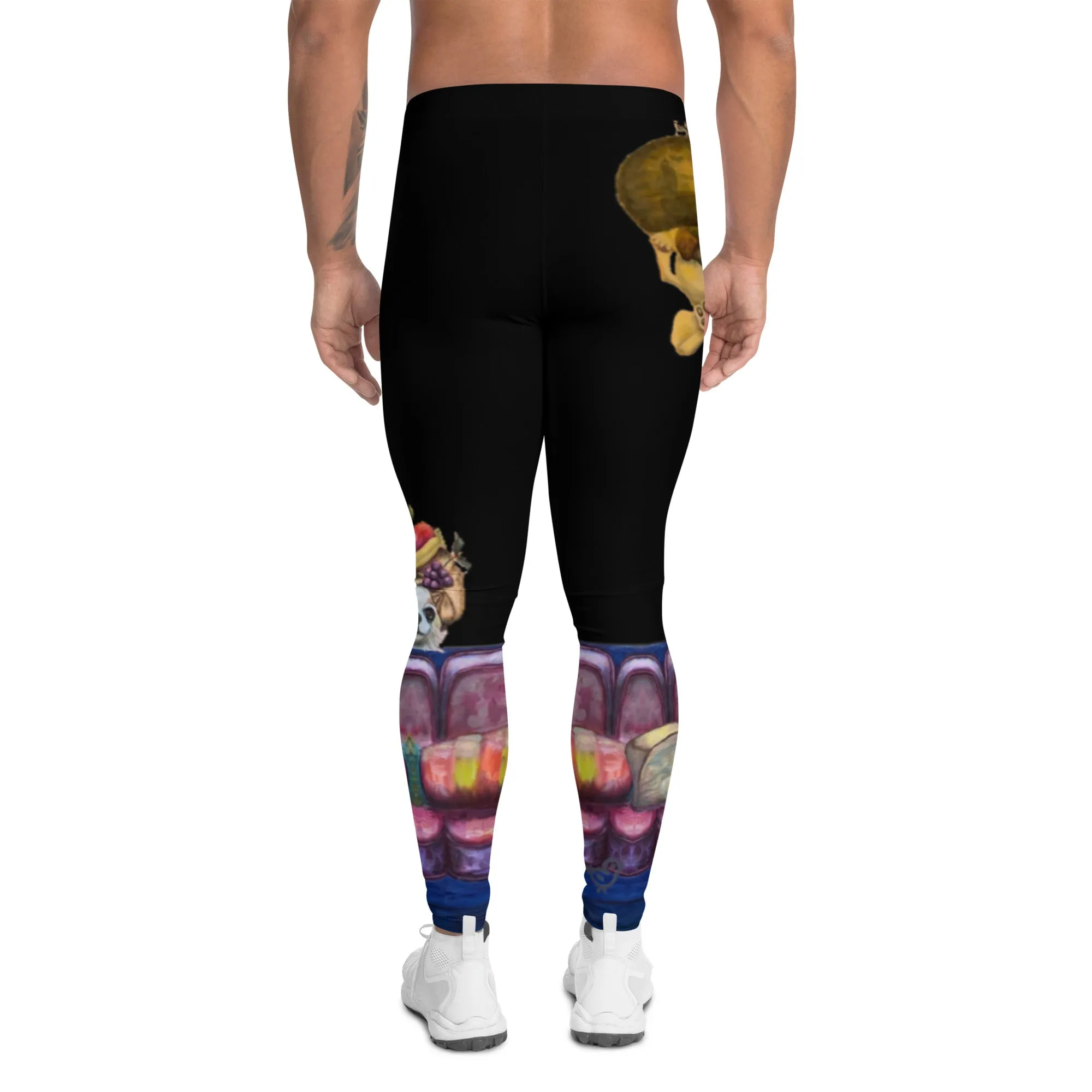 Men's Leggings "Salon Dog" (Meggings)