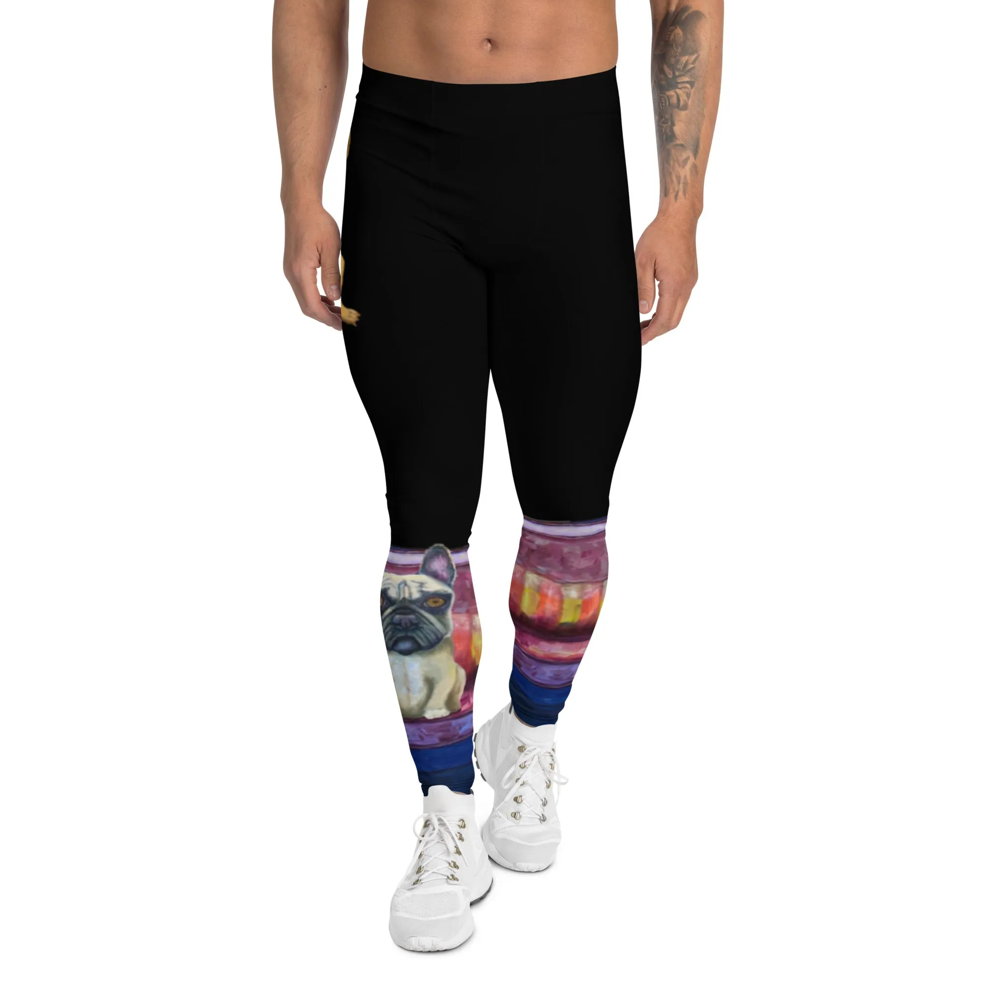 Men's Leggings "Salon Dog" (Meggings)