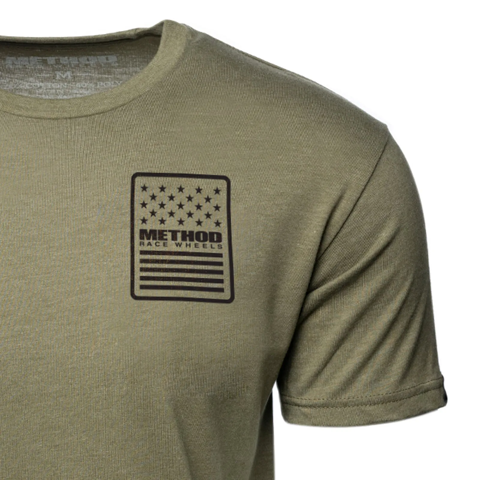Method Stars & Bars Tee | Military Green