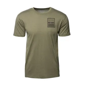 Method Stars & Bars Tee | Military Green