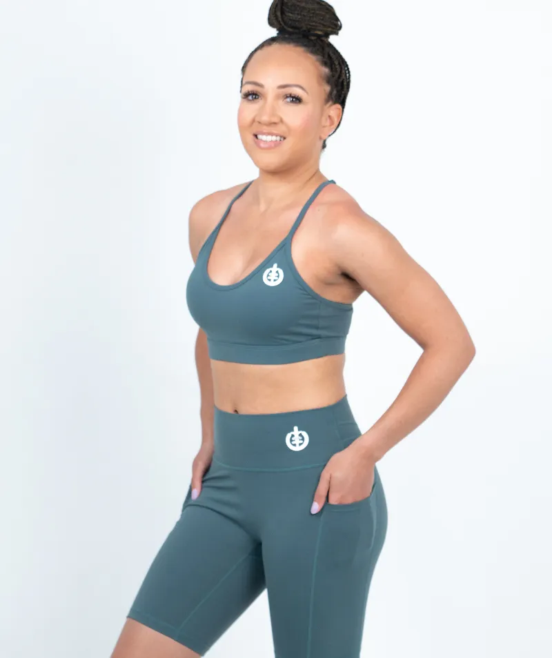 Mid Thigh Pocket Short | Jade
