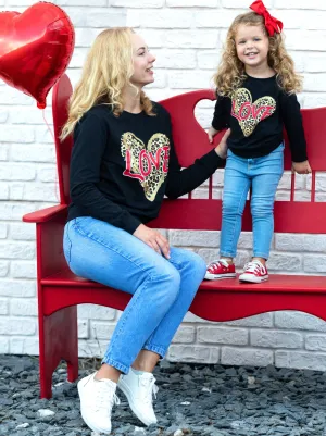 Mommy and Me Roaring Love Long Sleeve Top