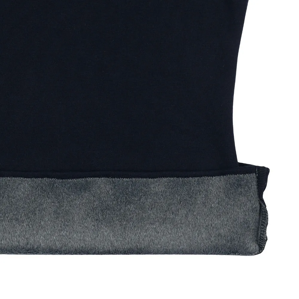 Monday Flow Warm Soft Fleece Top - Dark Navy