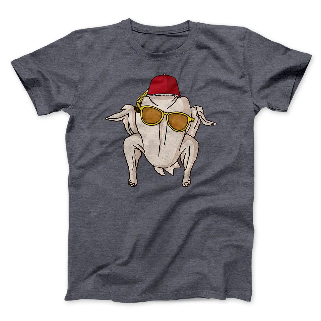 Monica Turkey Head Funny Thanksgiving Men/Unisex T-Shirt