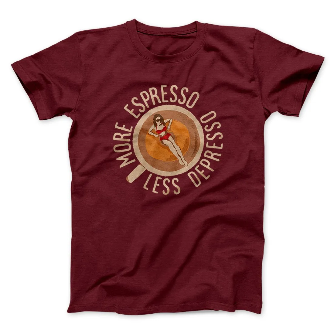 More Espresso Less Depresso Men/Unisex T-Shirt