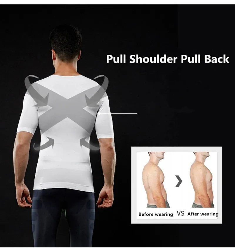 Muscle compressie tshirt | Strakke vorm