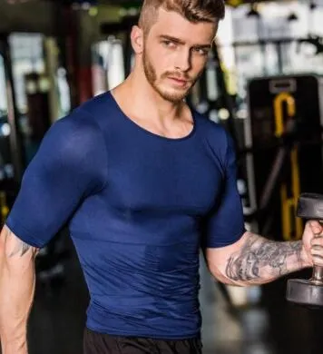 Muscle compressie tshirt | Strakke vorm
