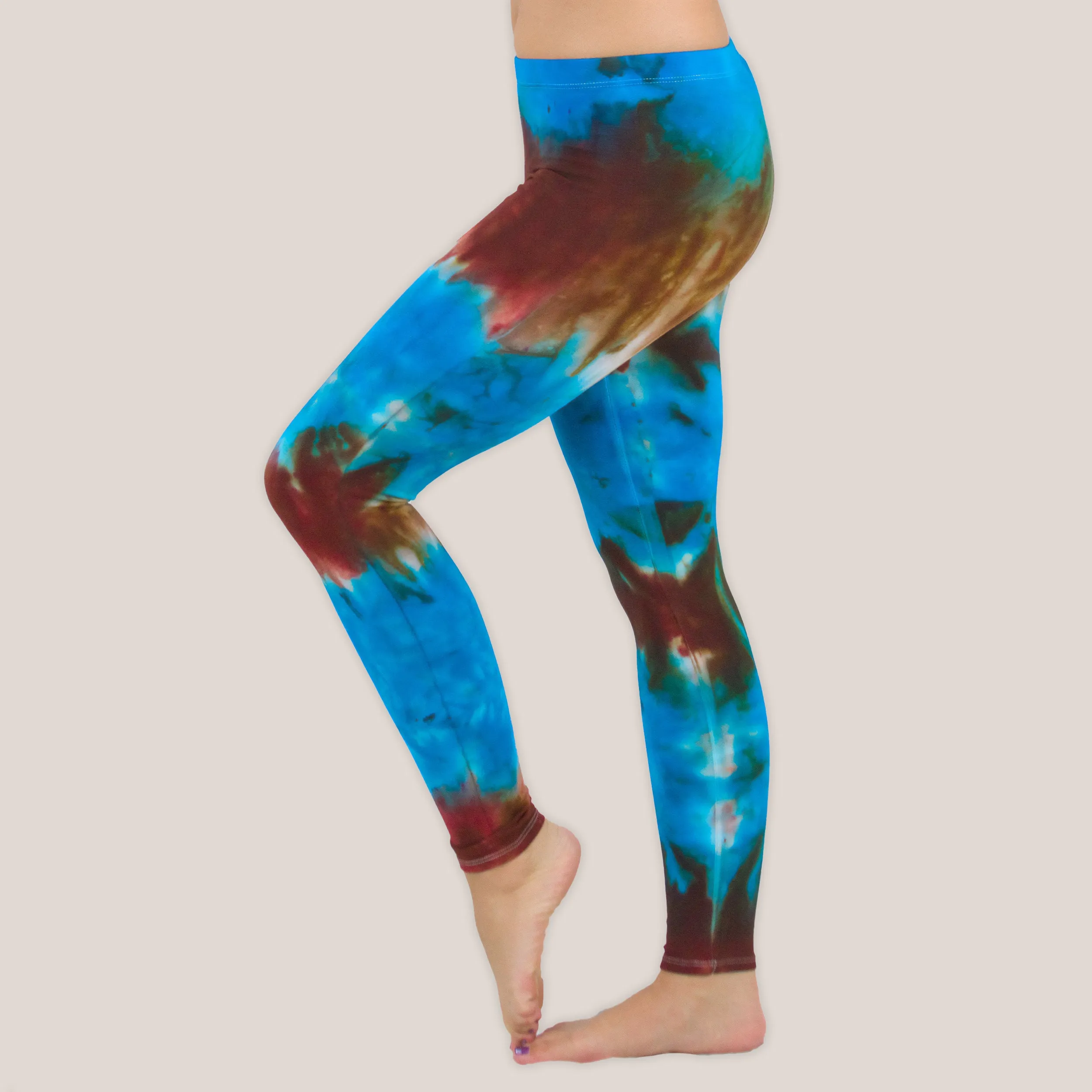 Navajo Jewel Tie Dye Yoga Leggings