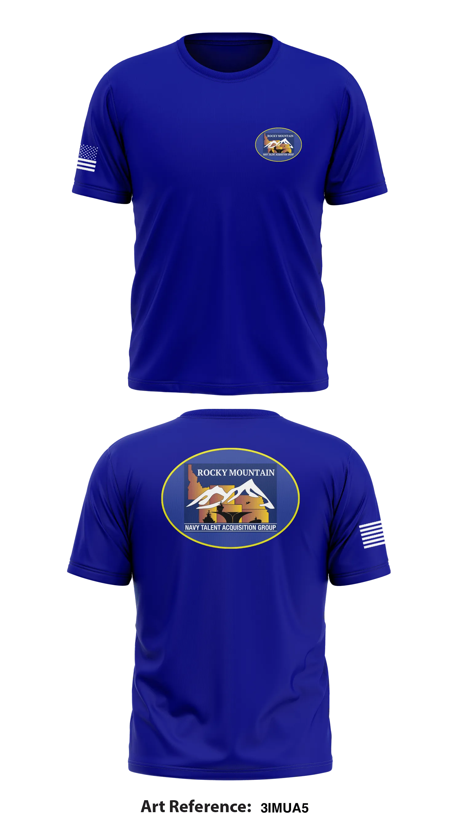 Navy Talent Acquisition Group Rocky Mountain Store 1 Core Men's SS Performance Tee - 3ImUA5