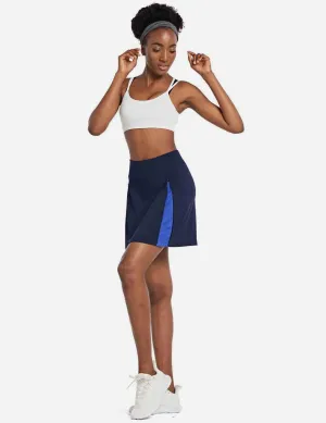 NEW Baleaf Women's 2 in 1 Laureate 19" Padded Skort - Navy - Sz L - Retails for $53!