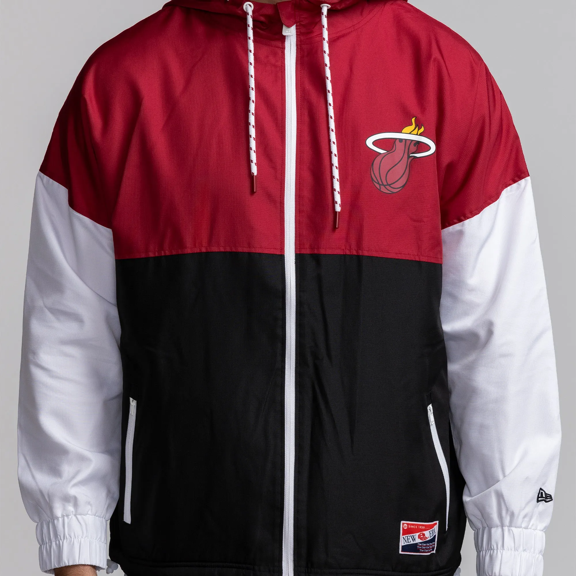 New Era Miami HEAT Colorblock Windbreaker