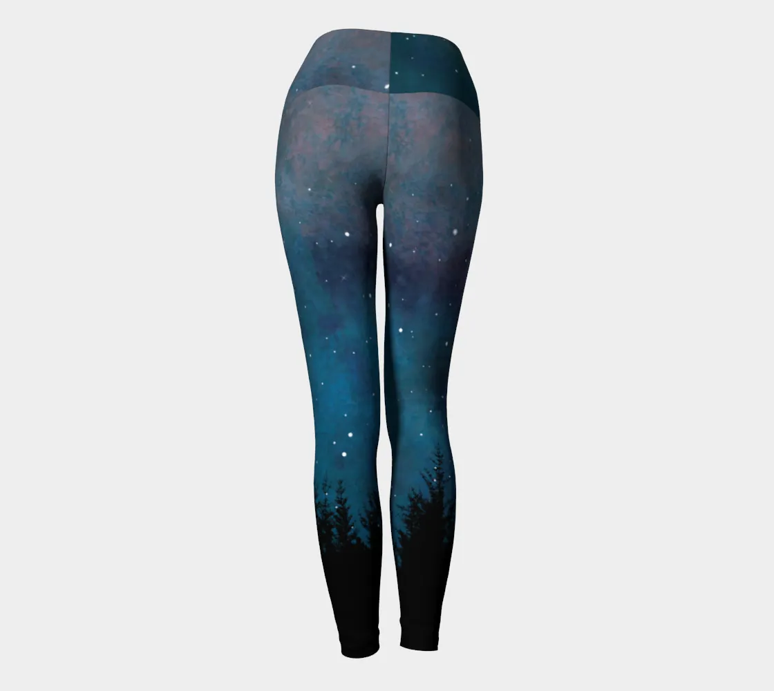 Night Sky Yoga Leggings