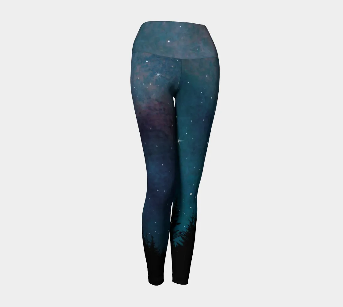 Night Sky Yoga Leggings