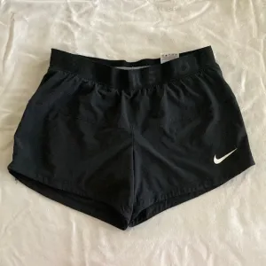 Nike Pro Two-in-One Shorts Athletic Running Bottoms Spandex Small Black VEUC