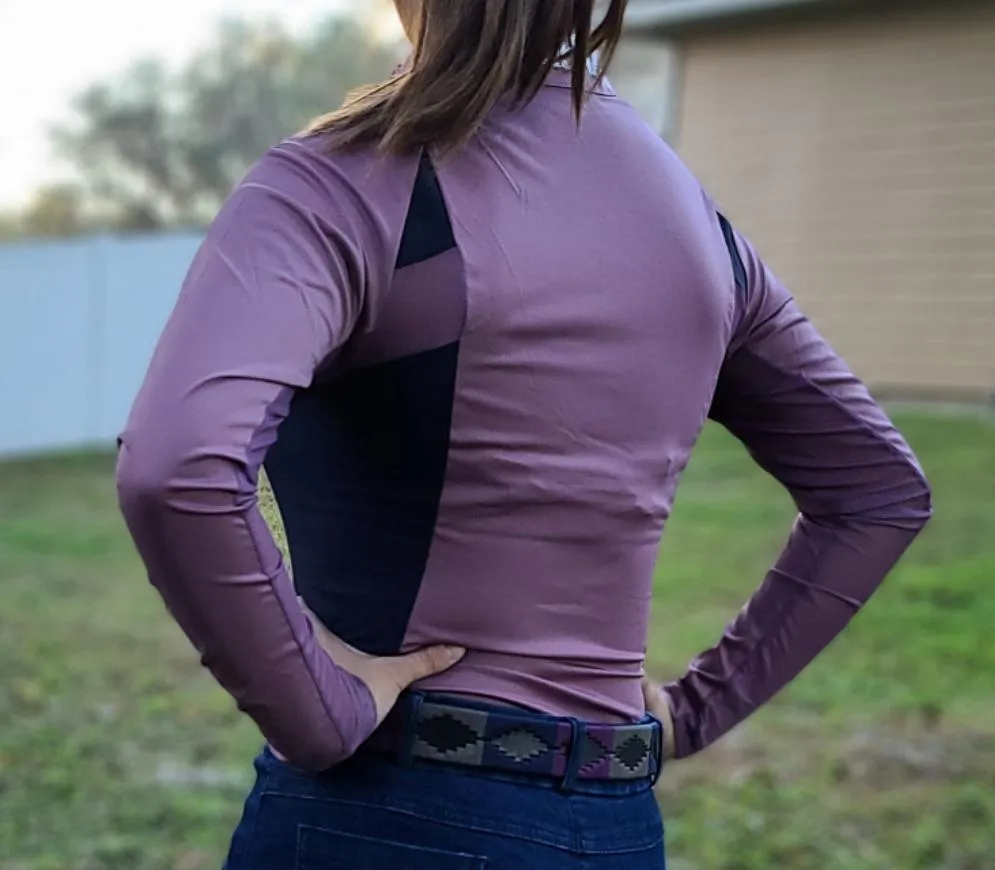 Nimeesha's Shirt - Magic Athletic Shirt Pink Rose' & Navy