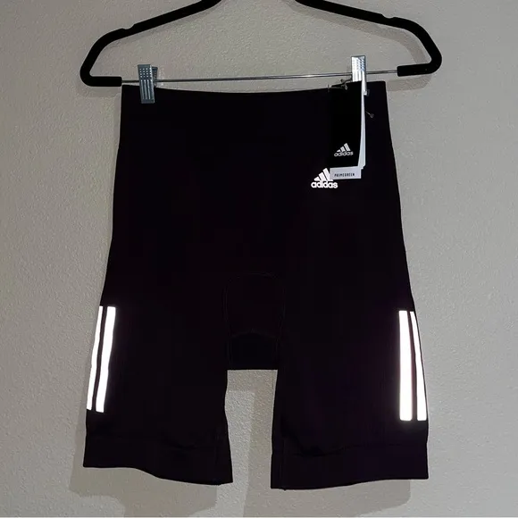 NWT Adidas THE IN SHO PK W Cycling Shorts Padded In Shadow Maroon