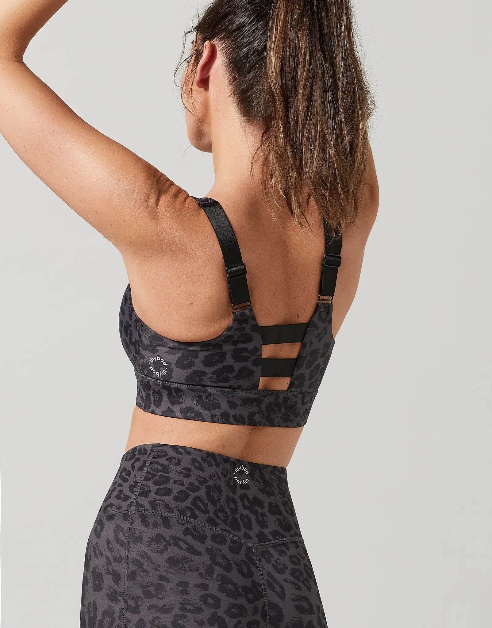 Olivia Leopard Print Sports Bra