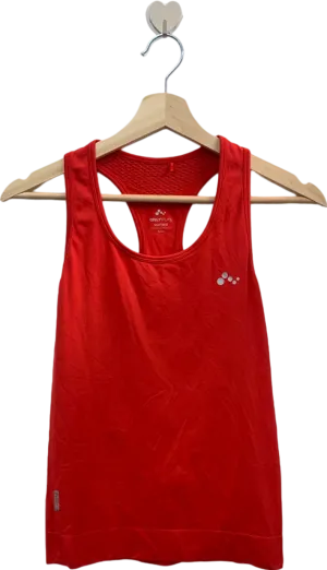 Only Play Red Christian Seamless Tank Top M