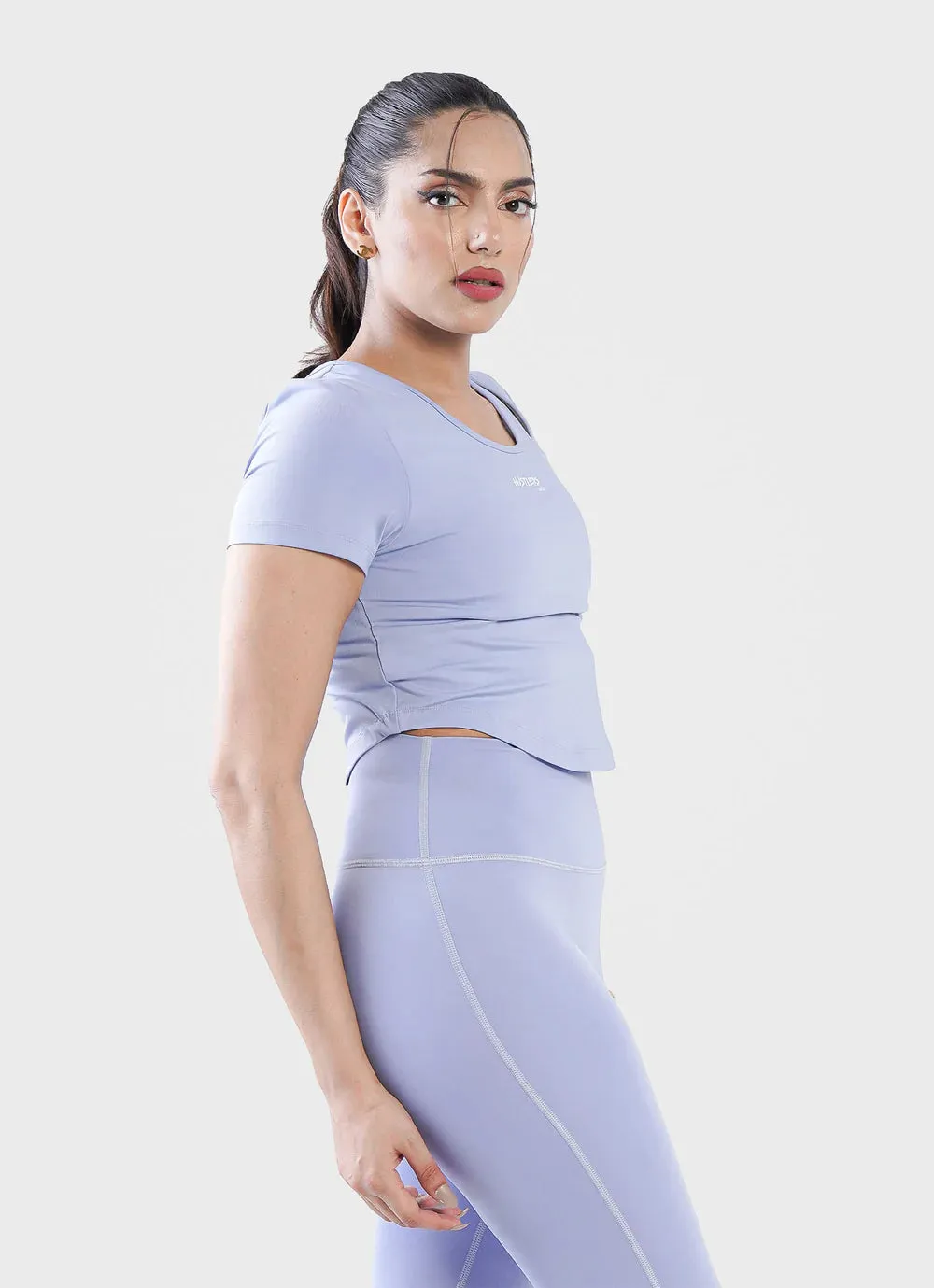 Onyx Crop T-Shirt - Blue