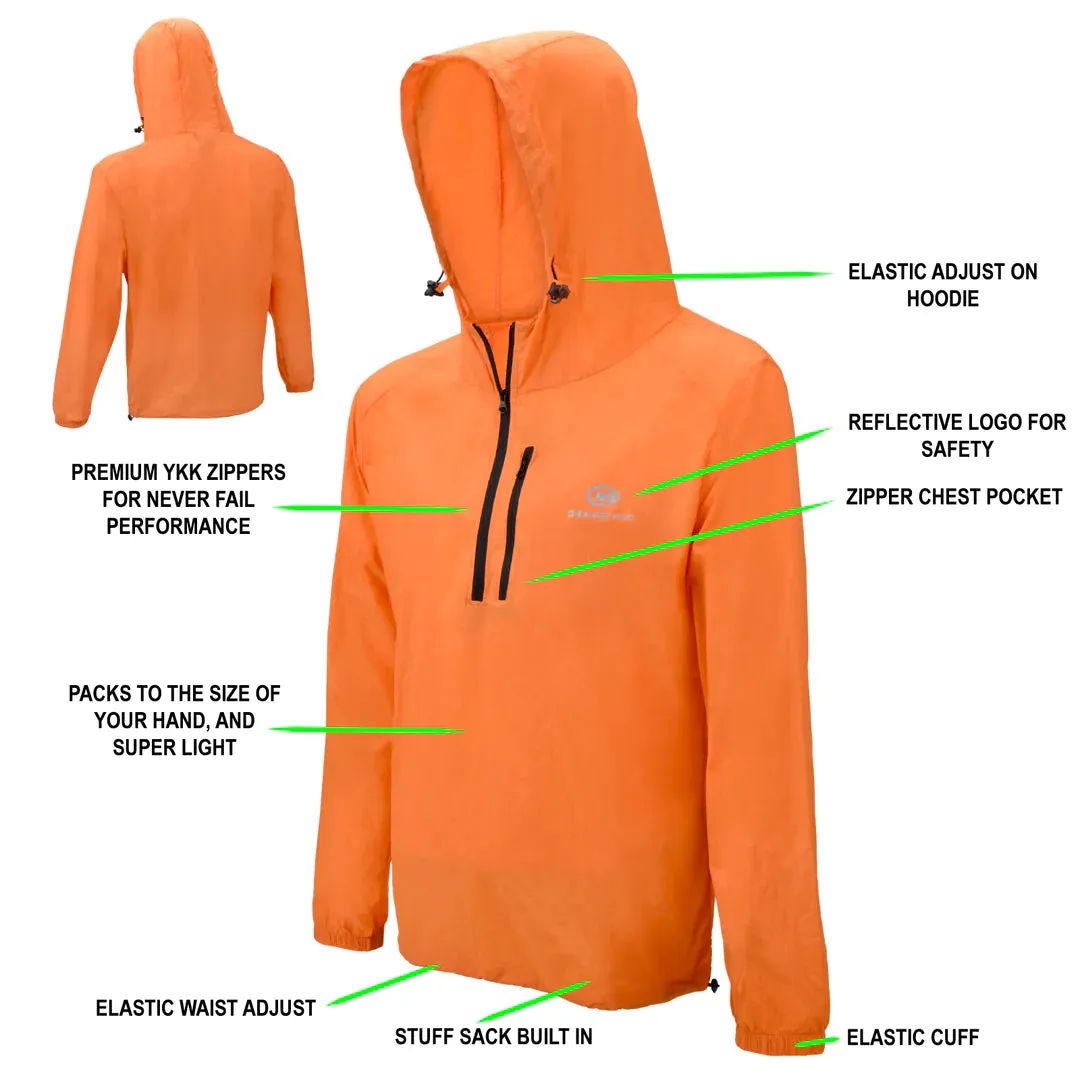 ORANGE MUD Defy Ultra Light Wind Breaker Pullover Jacket - Unisex