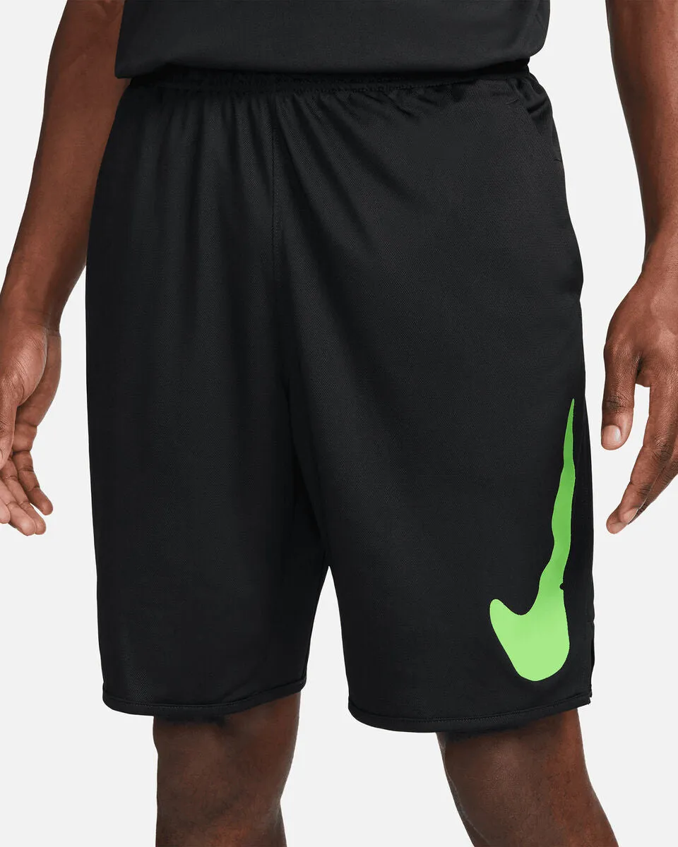 PANTA NIKE RUNNING PANTALONCINI SHORTS UOMO CROSSFIT NERO