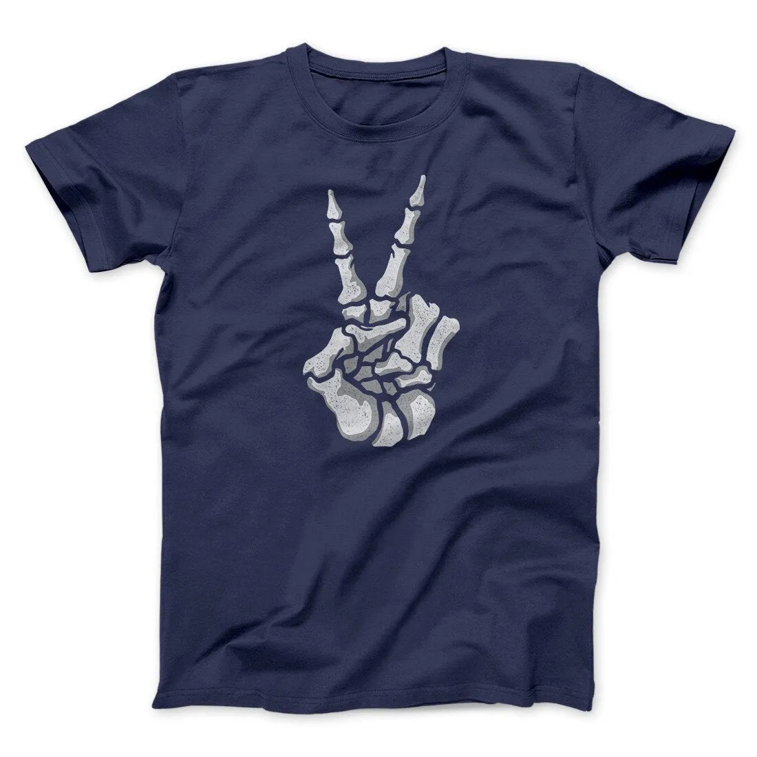 Peace Skeleton Hand Men/Unisex T-Shirt