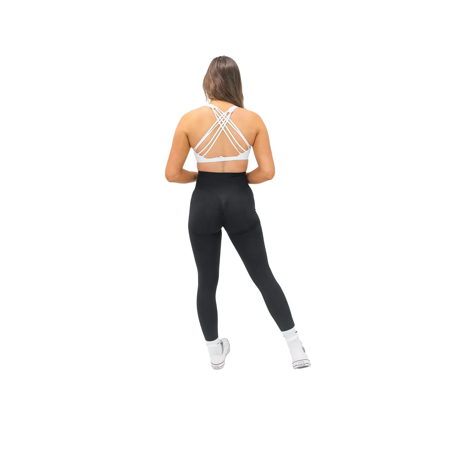 Peach Leggings - Black