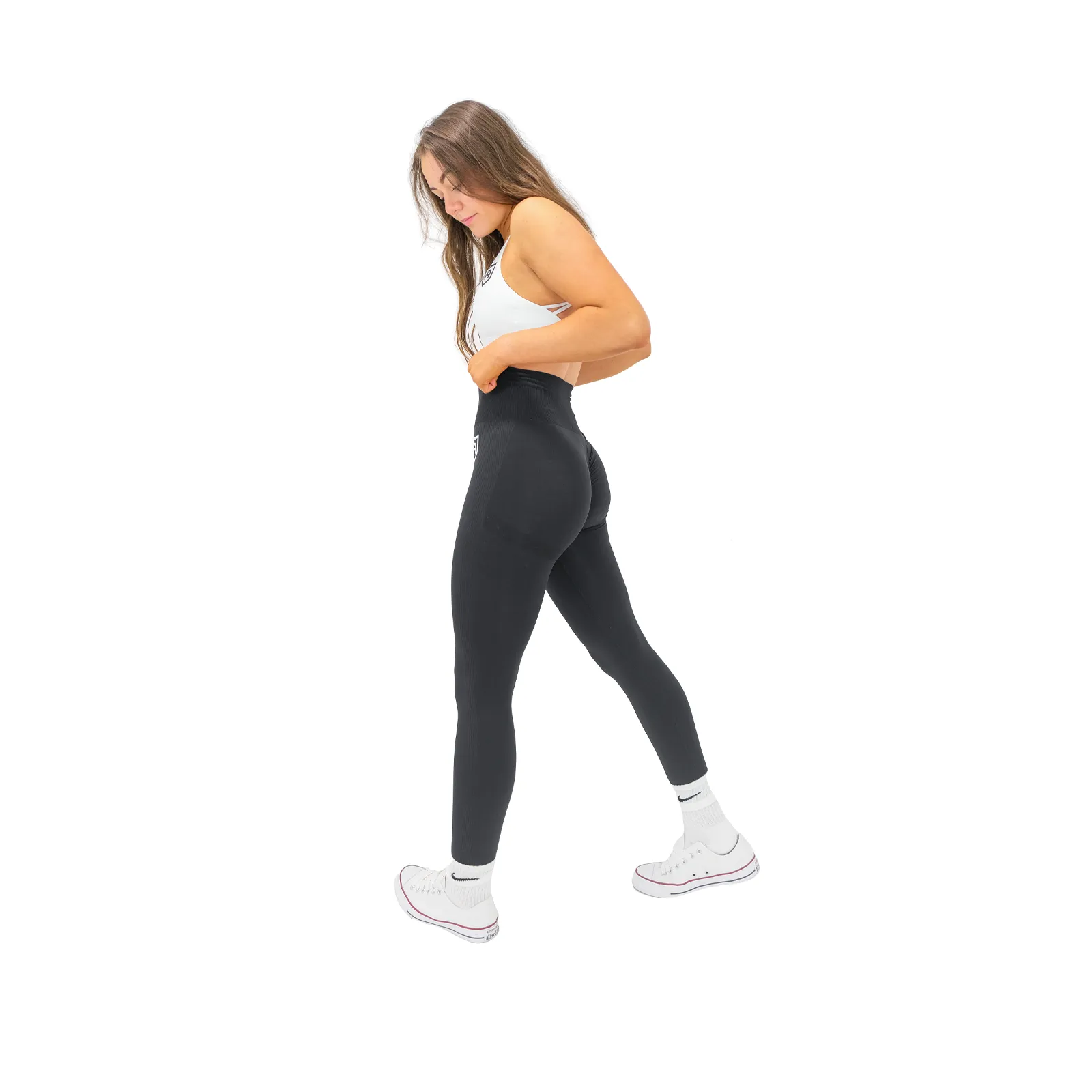 Peach Leggings - Black