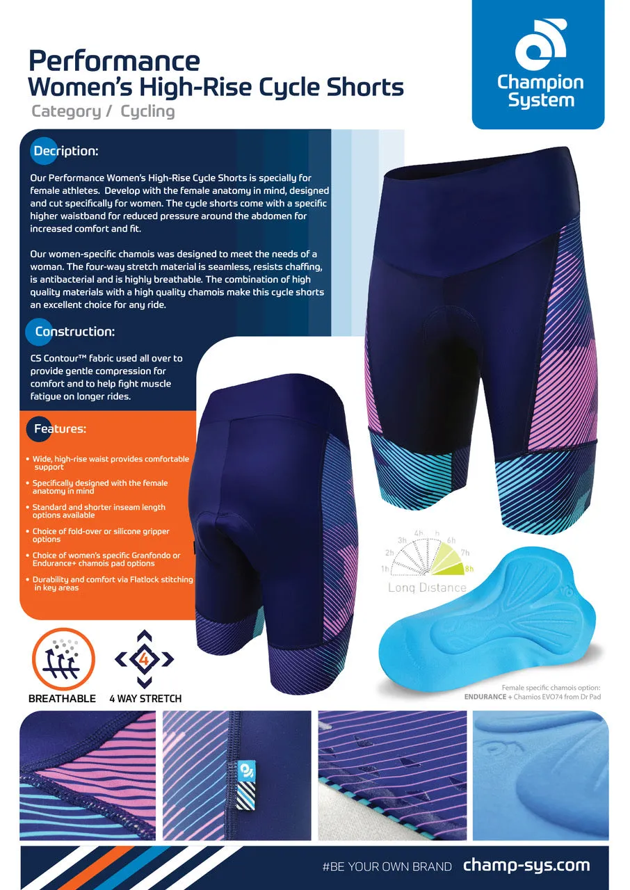 Performance High-Rise Cycle Shorts