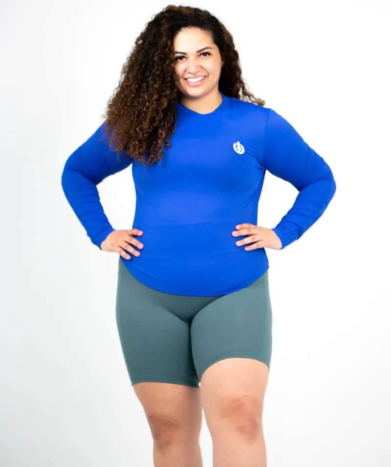 Performance Long Sleeve Baselayer Shirt | Blue