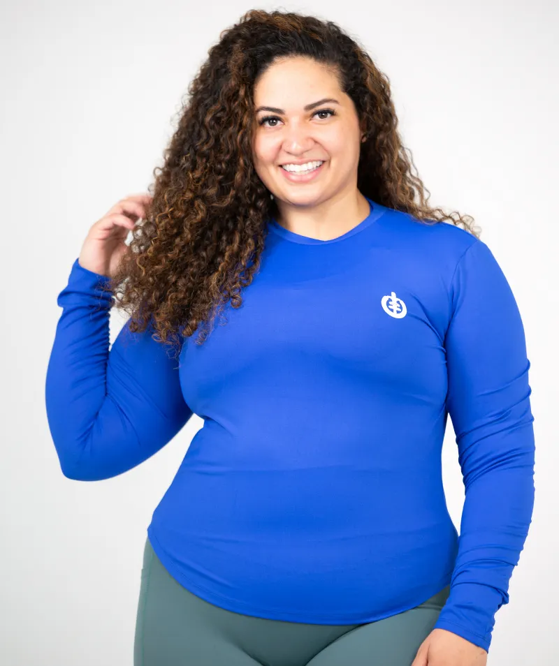 Performance Long Sleeve Baselayer Shirt | Blue