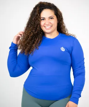 Performance Long Sleeve Baselayer Shirt | Blue